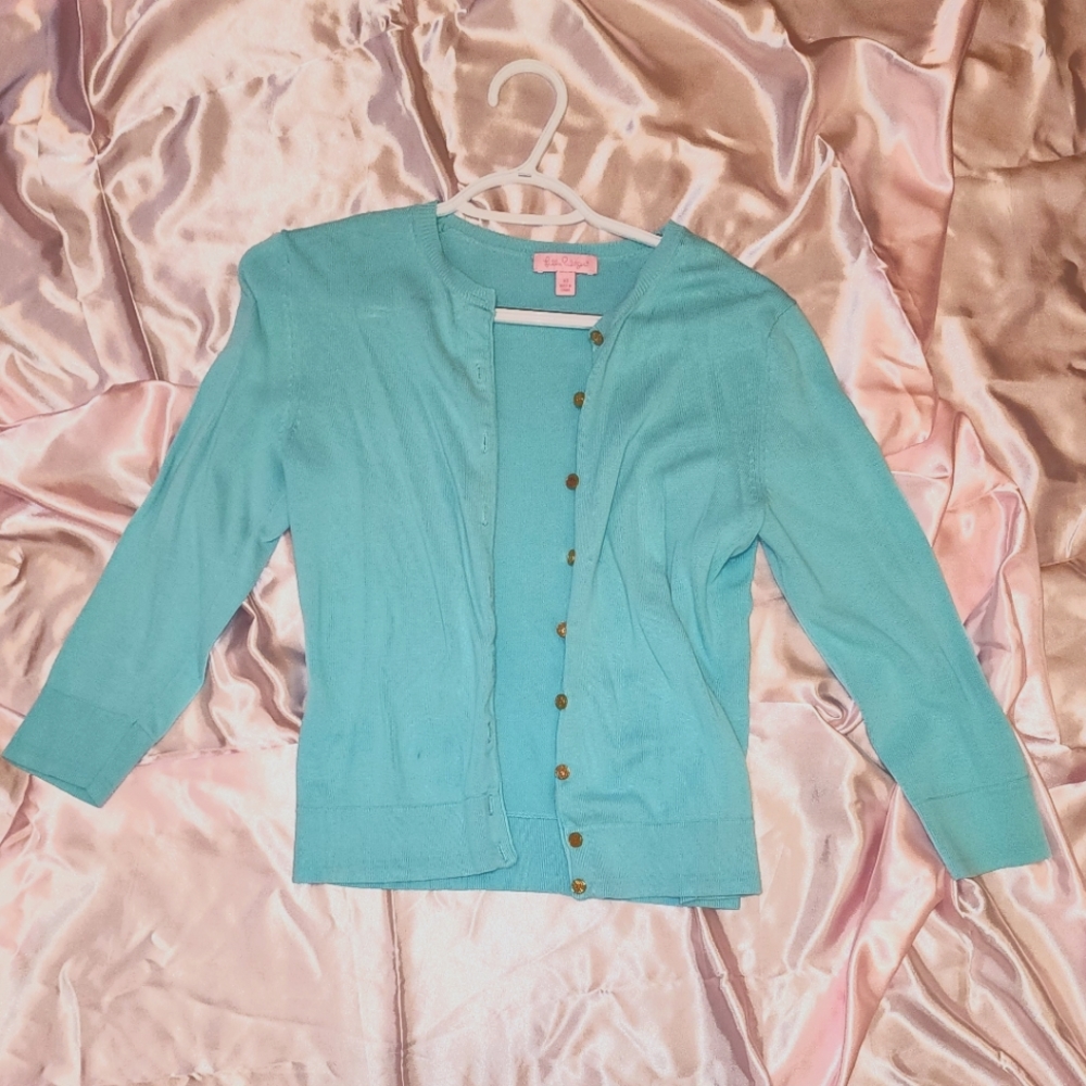Lilly Pulitzer crop cardigan
